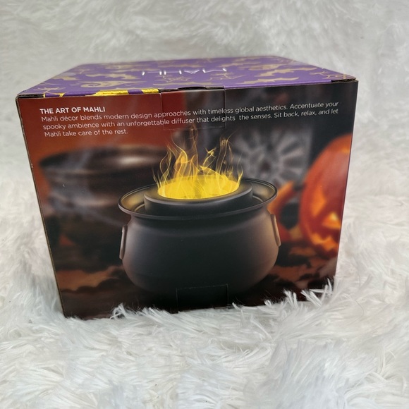 mahli Holiday Mahli Flaming Cauldron Diffuser Orange Flame Tiktok